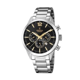 Мъжки часовник Festina F20343/4 Черен Сребрист