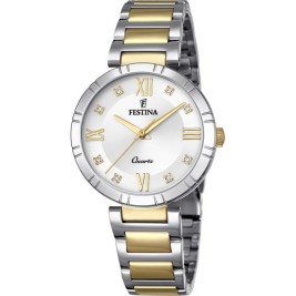 Мъжки часовник Festina F16937/A Злато Сребрист
