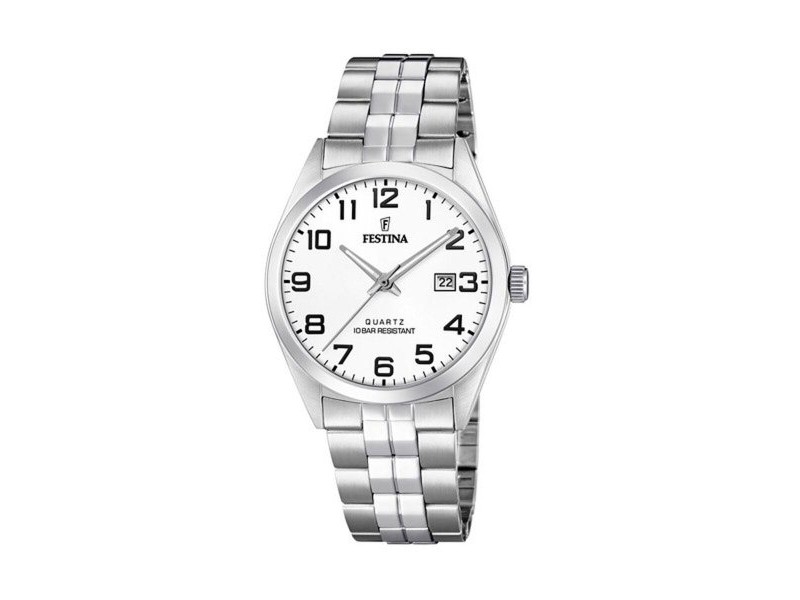 Мъжки часовник Festina F20437/1 Сребрист (Ø 40 mm)