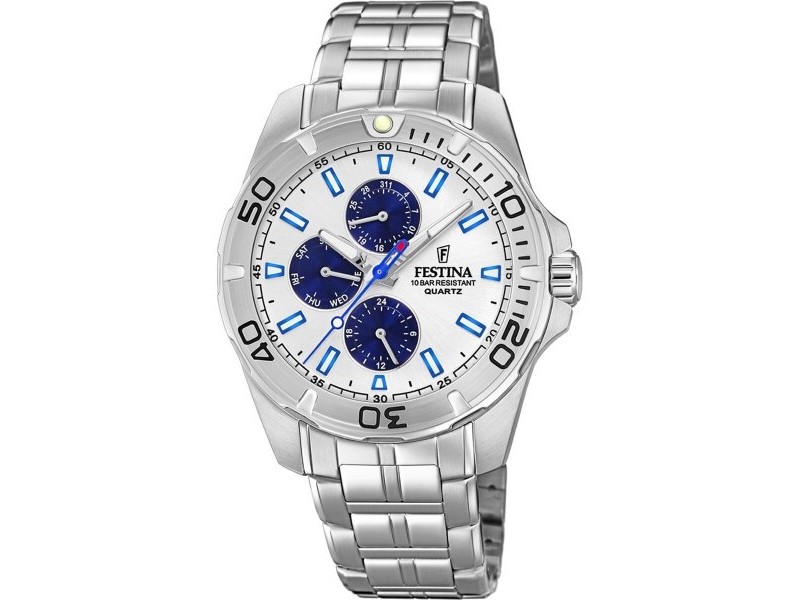 Мъжки часовник Festina F20445/1 Сребрист