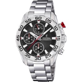 Мъжки часовник Festina F20457/3 Черен Сребрист Ø 36 mm