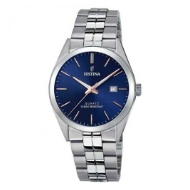 Мъжки часовник Festina F20437/B Сребрист (Ø 40 mm)