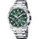 Мъжки часовник Festina F20463/3 Зелен Сребрист