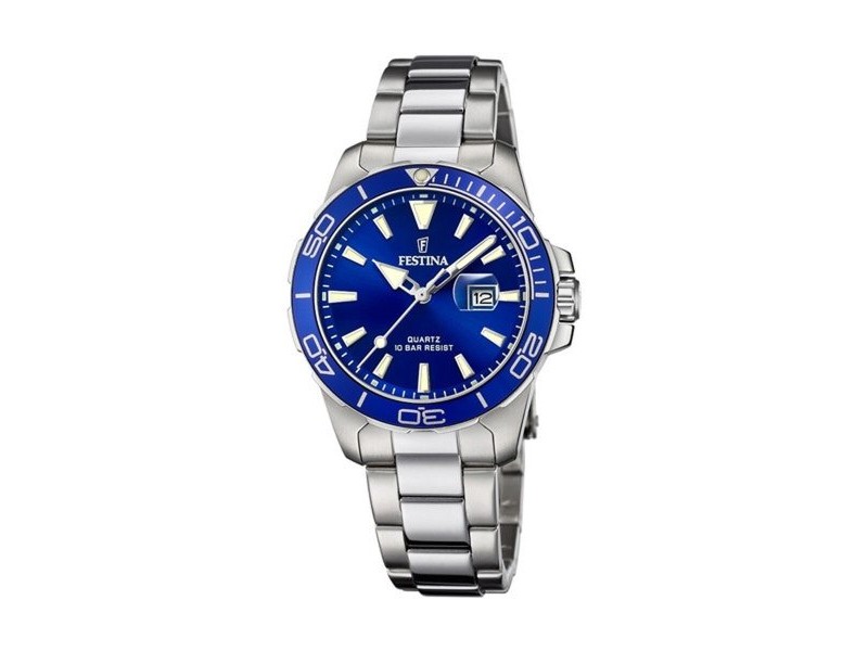Мъжки часовник Festina F20503/3 Сребрист (Ø 35 mm)