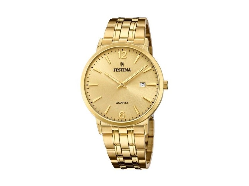 Мъжки часовник Festina F20513/3 Златен Мъжки часовник Festina F20513/3 Златен