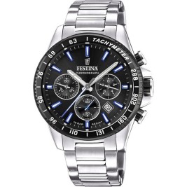 Мъжки часовник Festina F20560/5 Черен Сребрист