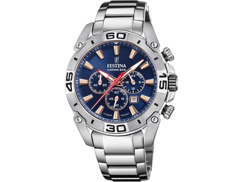 Мъжки часовник Festina F20543/4 Сив Сребрист