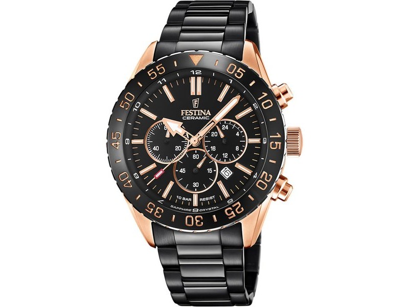 Мъжки часовник Festina F20578/1 Черен