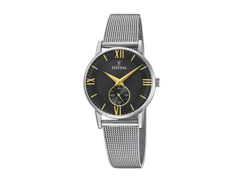 Мъжки часовник Festina F20572/4 Черен Сребрист