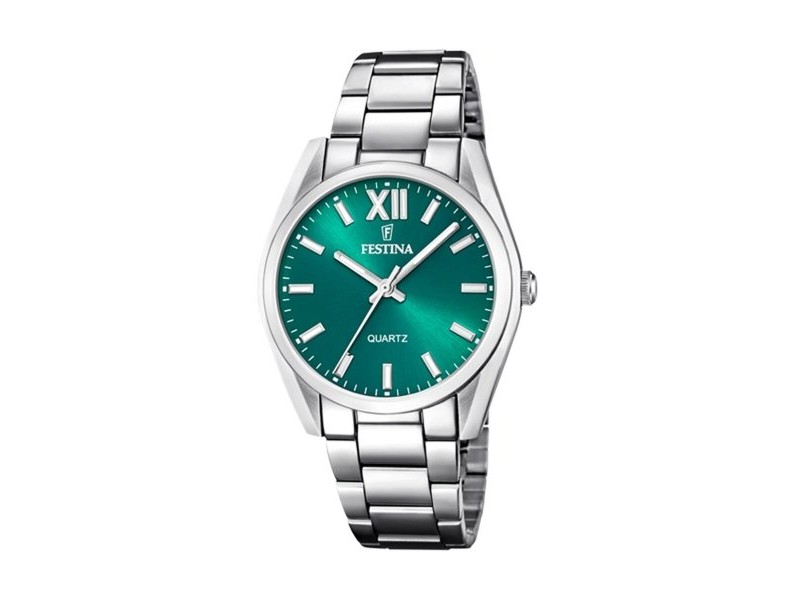 Мъжки часовник Festina F20622/C Зелен Сребрист