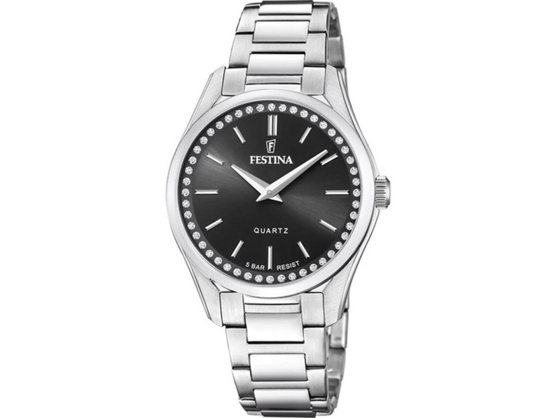 Мъжки часовник Festina F20583/4 Черен Сребрист