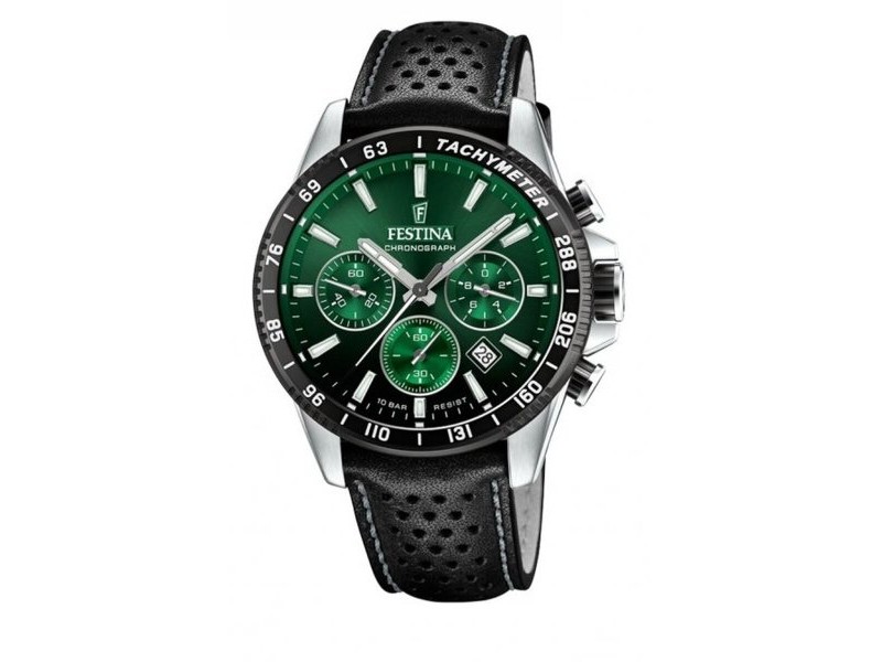 Мъжки часовник Festina F20561/5 Черен Зелен