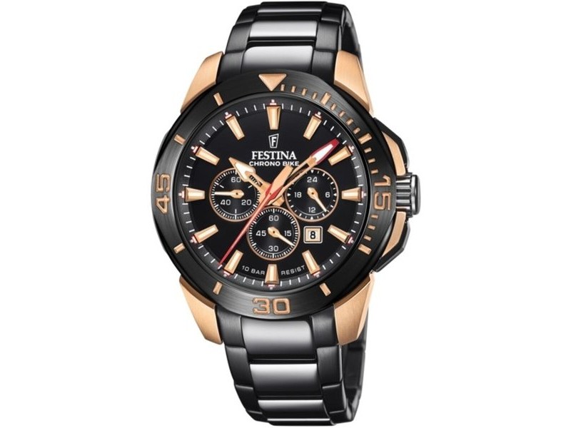 Мъжки часовник Festina F20645/1 Черен