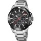 Мъжки часовник Festina F20641/4 Черен Сребрист