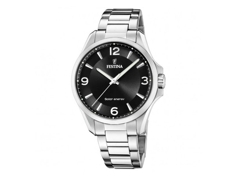 Мъжки часовник Festina F20656/4 Черен Сребрист