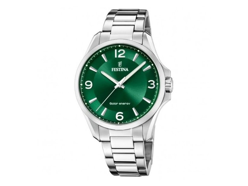 Мъжки часовник Festina F20656/3 Зелен Сребрист