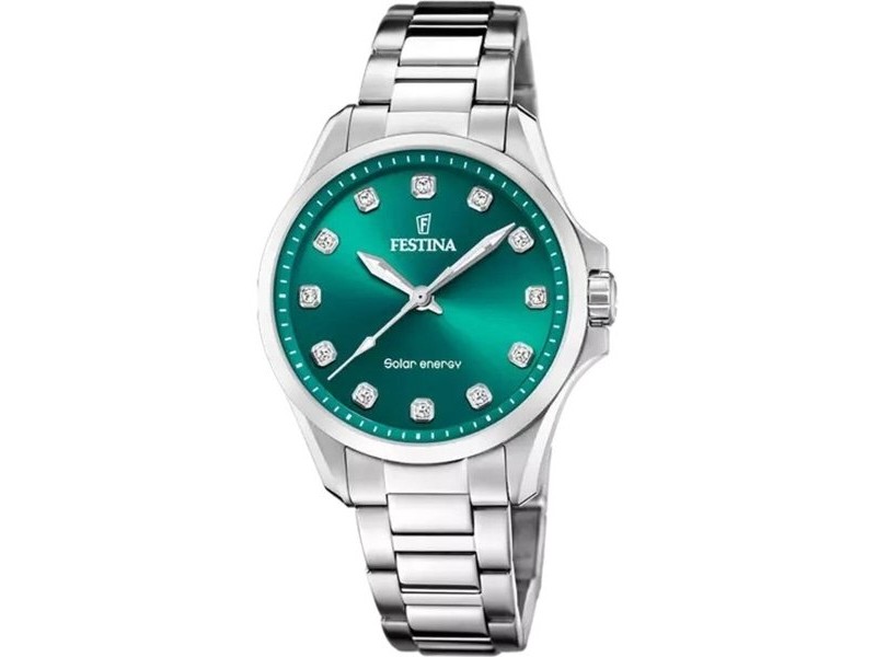 Мъжки часовник Festina F20654/3 Зелен Сребрист