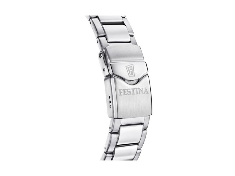 Мъжки часовник Festina F20665/4 Черен Сребрист (Ø 34 mm)