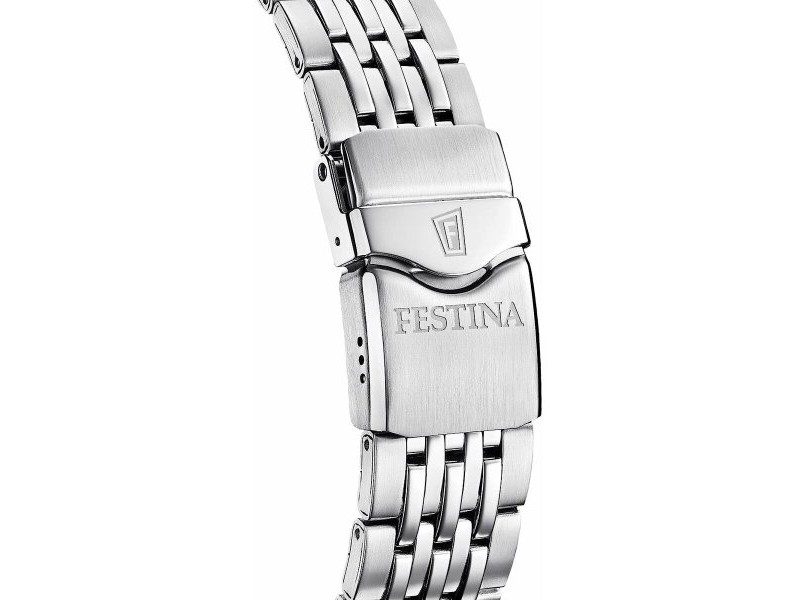 Мъжки часовник Festina F20661/3 Черен Сребрист