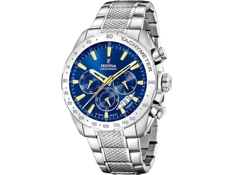 Мъжки часовник Festina F20668/2 Сребрист Мъжки часовник Festina F20668/2 Сребрист