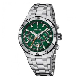 Мъжки часовник Festina F20670/2 Зелен Сребрист