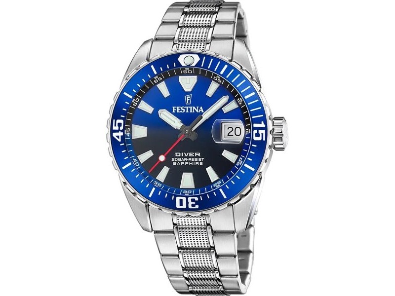 Мъжки часовник Festina F20669/1 Сребрист