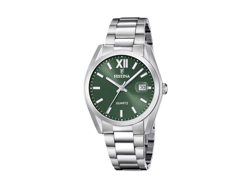 Мъжки часовник Festina F20707/5 Зелен Сребрист (Ø 40 mm) Мъжки часовник Festina F20707/5 Зелен Сребрист (Ø 40 mm)