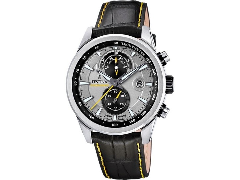 Мъжки часовник Festina F20695/4 Черен Сив