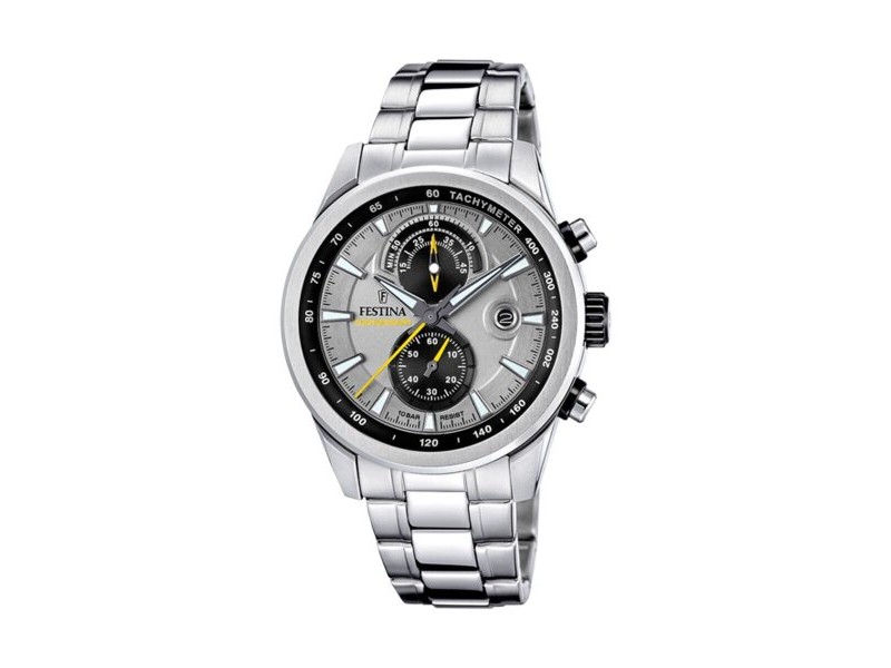 Мъжки часовник Festina F20694/4 Сив Сребрист