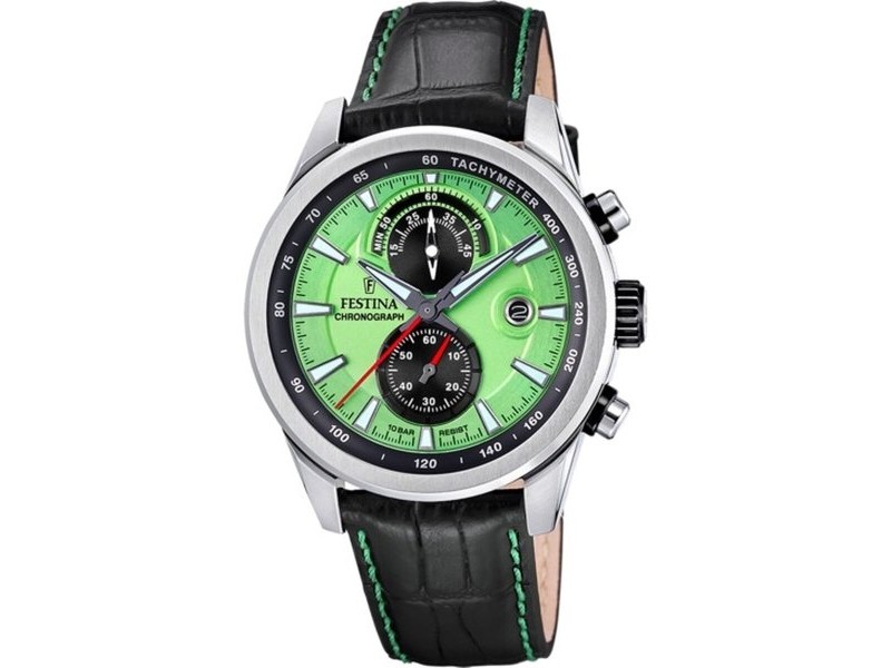 Мъжки часовник Festina F20695/3 Черен Зелен