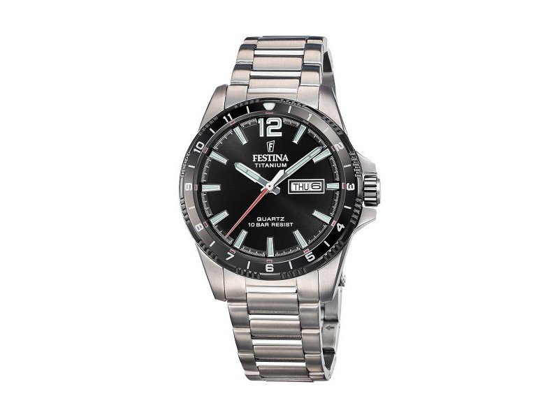 Мъжки часовник Festina F20698/4 Черен