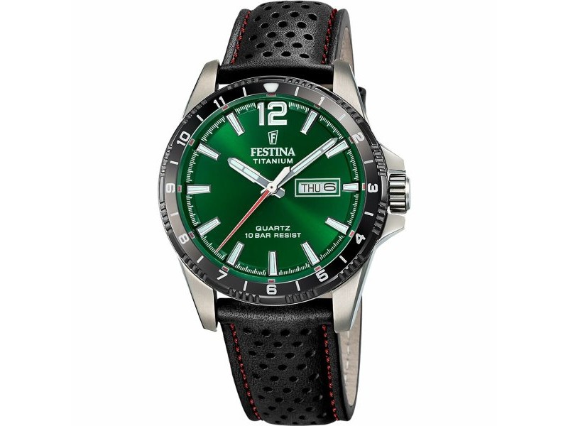Мъжки часовник Festina F20699/3 Черен Зелен