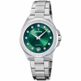 Мъжки часовник Festina F20700/4 Зелен Сребрист