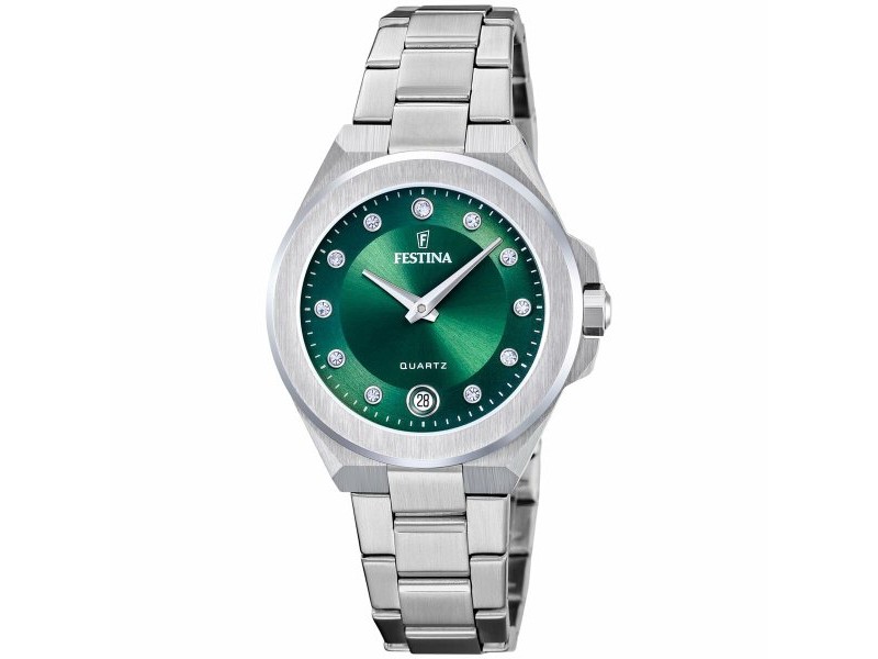 Мъжки часовник Festina F20700/4 Зелен Сребрист Мъжки часовник Festina F20700/4 Зелен Сребрист
