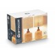 Настолна лампа Gift Decor Кафяв 60 W 2 броя