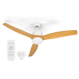 Вентилатор за таван с осветление Argon Бял Кафяв 40 W Ø 132 cm