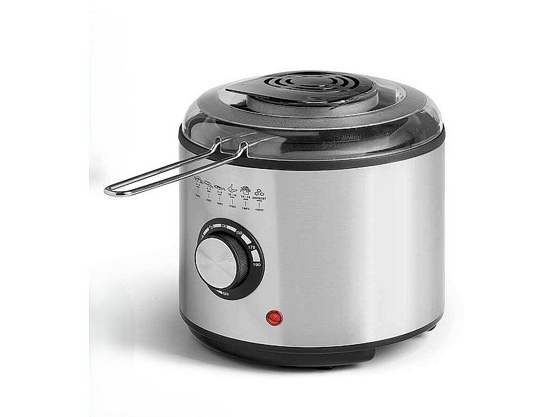 Фритюрник Argon Черен Прозрачен Сребрист 1 L 950 W
