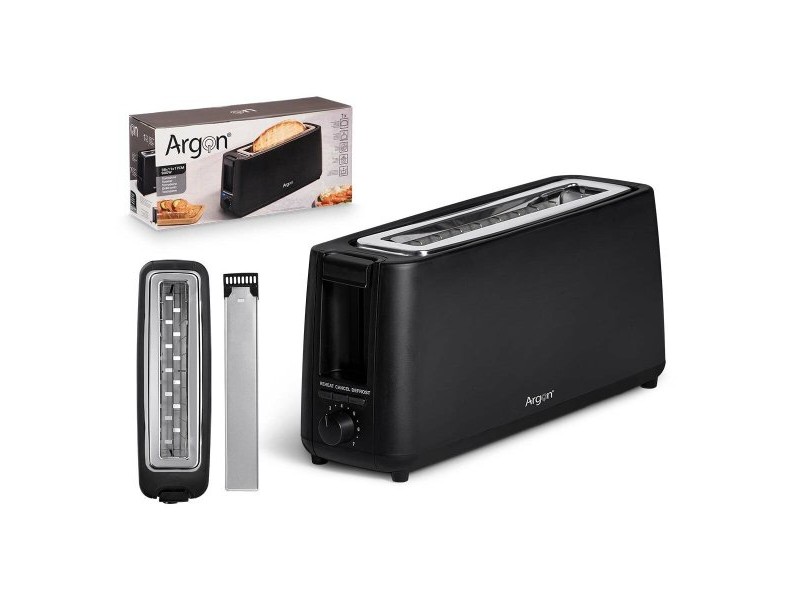 Тостер Argon Черен 900 W