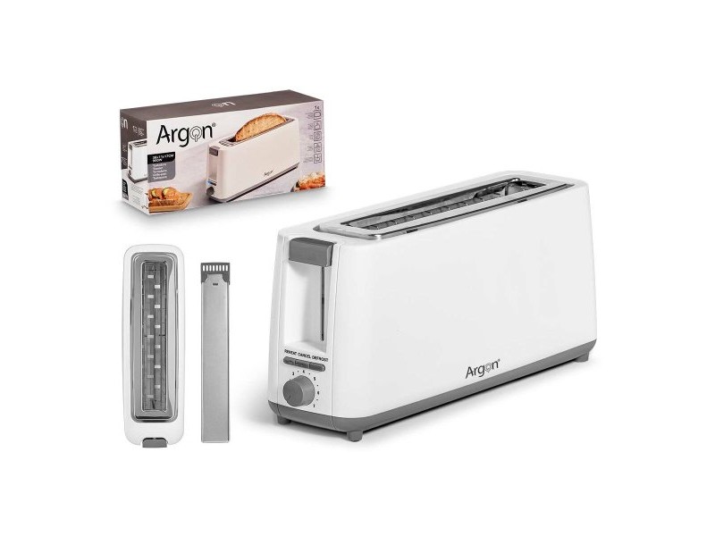 Тостер Argon Бял 900 W