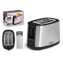 Тостер Argon Черен Сив 750 W