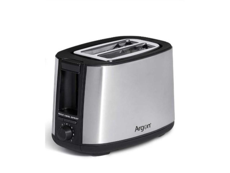 Тостер Argon Черен Сив 750 W