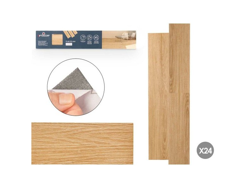 Винил Gift Decor Parquet Бежов 24 броя