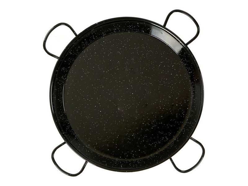 Тиган La Dehesa Черен Емайлирана Стомана Ø 80 cm 97 x 8 x 97 cm Тиган La Dehesa Черен Емайлирана Стомана Ø 80 cm 97 x 8 x 97 cm