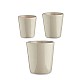 Комплект Саксии за цветя Ibergarden Сив Глина Cónica Ø 14 cm Ø 22 cm Ø 17 cm 22,5 x 21 x 22,5 cm 3 Части