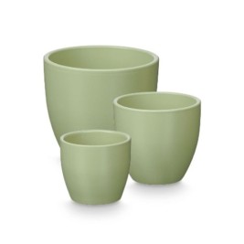 Комплект Саксии за цветя Ibergarden Мента Глина Ø 14 cm Ø 22 cm Ø 17 cm 3 Части
