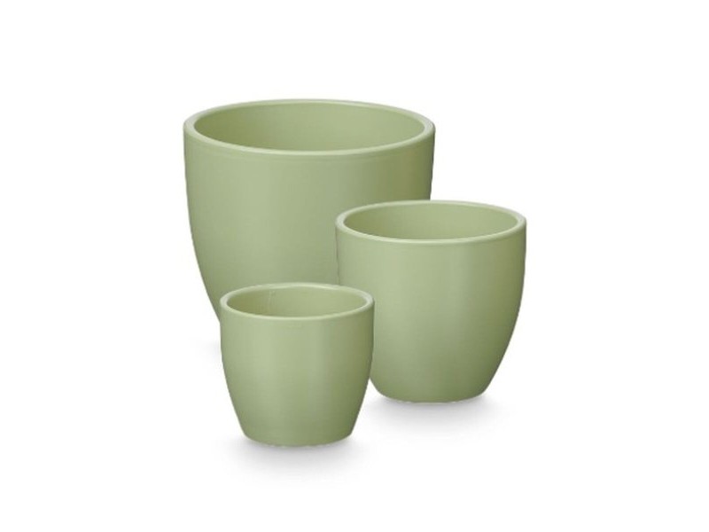Комплект Саксии за цветя Ibergarden Мента Глина Ø 14 cm Ø 22 cm Ø 17 cm 3 Части
