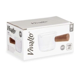 Касерола Vivalto Кафяв Прозрачен Cтъкло Боросиликатно Стъкло 100 ml 6,5 x 5 x 10,5 cm
