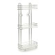 Стелажи за Баня Berilo Прозрачен Сребрист 26 x 59,5 x 13,5 cm 13,5 x 59,5 x 26 cm Стелажи за Баня Berilo Прозрачен Сребрист 26 x 59,5 x 13,5 cm 13,5 x 59,5 x 26 cm