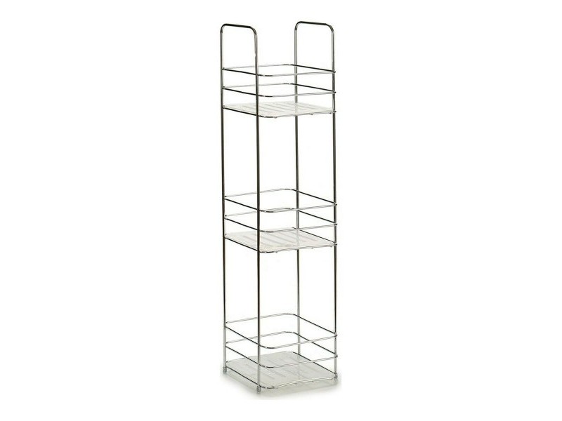 Стелажи за Баня Berilo Прозрачен 16 x 63 x 16 cm 15,5 x 63 x 16 cm 16 x 62 x 16 cm