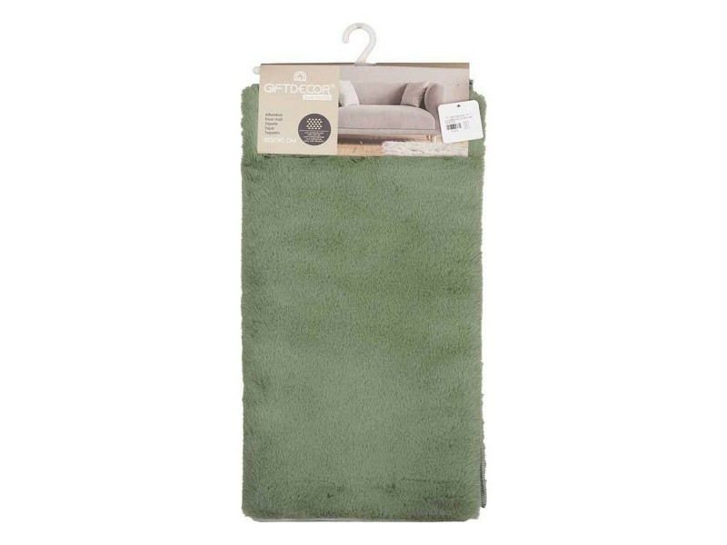 Килим Gift Decor Зелен полиестер 90 x 0,25 x 60 cm